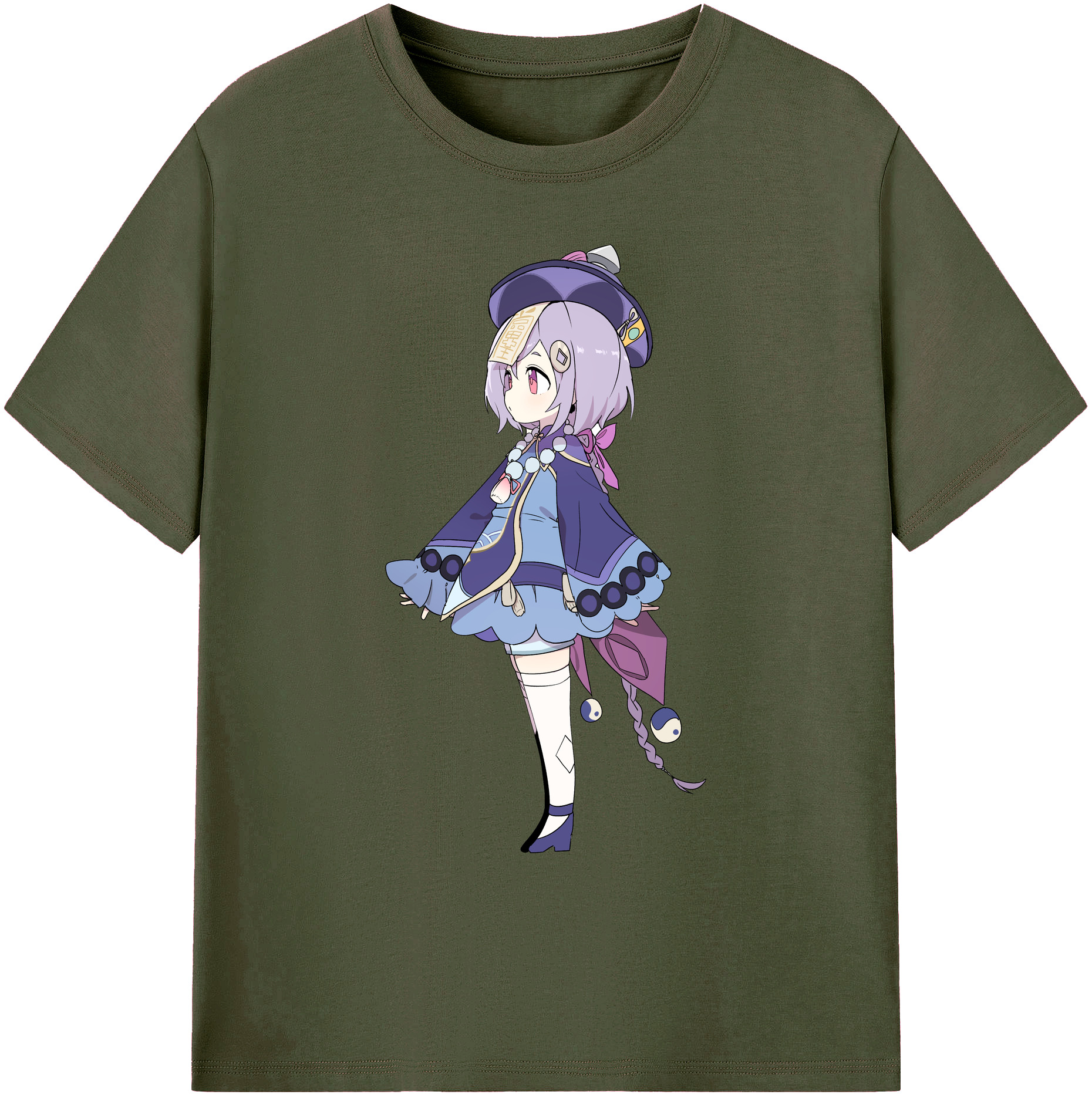 げんし神 七七 なな  genshin Nana 綿100％ メンズ半袖Tシャツ｜肌触りやわらか＆通気性